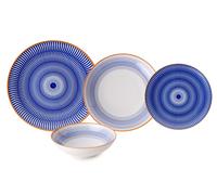 Hermia Vajilla de Porcelana Multicolor de 24 Piezas