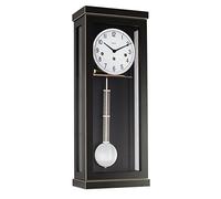 Hermle 70989-740341 - Reloj de Pared Progresivo (4 Westminster, 57 x 22,5 x 13 cm), Color Negro