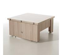 HERRAJES ALK Mecanismo Elevable Mesa Nadia 90x90 Negro