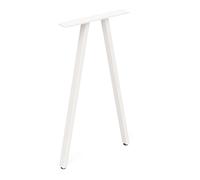 HERRAJES ALK Pata Metálica Anek para Mesas, Blanco, 418 x 720 mm
