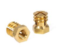 HERRAJES ALK Tuerca Expansible Latón M6-13 con Bola para Taladro 10mm Espander M612PA