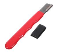 Herramienta Afiladora Portátil de Mano para Cuchillos y Tijeras Exteriores | Acero Aleado Rojo, Afilado y Rápido, Formato Compacto Ligero, Fácil de Llevar en Salidas