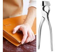 Herramienta artesanal de cuero alicate prensa ajuste borde para manualidades cinturón y bolsa fabricación DIY