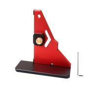Herramienta correctora de esquina de aluminio con guía ajustable de 5,5 mm para inglete de mesa y corrector de esquina de observación de carpintería de 90 grados