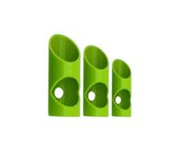 Herramienta Cortadora De Tubos De Espuma, 3 Uds., 3 Modelos | Lugares comerciales del accesorio plástico del aislamiento ligero de la abrazadera de la guía del corte(Green-L)