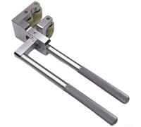 Herramienta crimpadora de reparación de agarre de taco de billar de aleación de aluminio para mantenimiento de cables de tacos, alicates de alambre de precisión para incrustaciones de hilo de lino