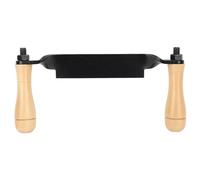Herramienta de afeitado, pelador de corteza para carpintería, herramienta manual profesional para descortezar con hoja de hierro afilada, mango de madera ergonómico para una (Tipo recto)