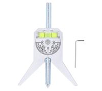 Herramienta de centrado con cabezal Y de 10 cm - Cortador de tubos - Herramienta de marcado y medición - Escala ajustable - Nivel - Eficiente para trabajos de tuberías