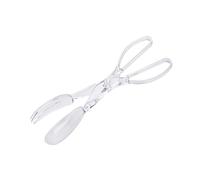 Herramienta de cocina ergonómica 2 en 1, pinzas de tijera para ensalada, tenedor y cuchara para voltear pan, manipulación de platos calientes, fácil limpieza, abrazadera de para alimentos