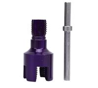 Herramienta de corte de roscas para tuberías Roscado externo interno integrado Roscador de PVC G1/2 Vástago hexagonal para una creación de roscas estable y sin esfuerzo