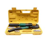 Herramienta de crimpado hidráulico manual de 60 KN, 8 pares de troqueles de 4 mm² a 70 mm² para lengüetas de cable, crimpadora hidráulica, herramienta de terminal de alambre