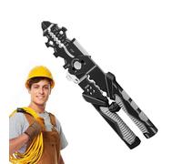 Herramienta de desenmascaramiento de alambre - Cortador de varilla de precisión ergonómico 25 en 1, cortaalambres multifuncional y extractor - Para automoción y terminal de construcción abrazadera de