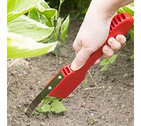 Herramienta de deshierbe Manual de bucle de mano Bandit de jardín, trasplante de jardinería, herramientas de deshierbe de raíces profundas, suministros de jardinería Dark green