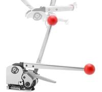 Herramienta de Flejado Manual Profesional para Cinta Acero 13mm y 19mm - Tensor Cortador Integrado con Diseño Ergonómico Hebilla Sin Metal para Embalaje Seguro Eficiente