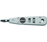 Herramienta de Knipex para el prensado de conectores LSA y cables UTP/STP compatibles