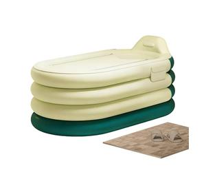 Herramienta de lavado inflable para bañera de cuerpo completo | Bañera inflable para adultos, para spa, relajante, recuperación, hogar, hotel, apartamento, atletas, hombres