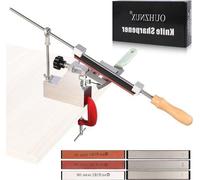 Herramienta de lijado profesional con diseño giratorio de 360 grados, boquilla de doble mango con ángulo fijo y sistema de volteo. Kit de lijado manual para cocinar, que incluye 6 rodillos de lijado