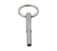 Herramienta de llave de cabeza ovalada de acero inoxidable 316 para reparación de cafetera, se adapta a tornillos de seguridad, llave de servicio de 61 mm con anillos de goma