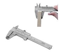 Herramienta de medición de calibrador, calibrador Vernier de acero inoxidable con bolsa de almacenamiento herramienta de medición portátil de 0 a 50 mm para joyería