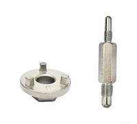 Herramienta de soporte de cubo de embrague 897505161339 para CS400 CS500 CS510 - Llave de herramienta de sujeción de volante robusta - Engranaje de mantenimiento de motosierra, acabado plateado B)