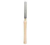 Herramienta de Torneado de Madera, Hoja HSS de Mano Mango de Madera Dura Cincel de Torno para Carpintería Cincel Oblicuo Herramienta de Separación de Torneado de Madera