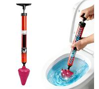 Herramienta Desatascadora de WC - Alta Presión de Aire Reutilizable | Desatascador de Inodoro Resistente,para Hogar, Baño, Lavandería, Garaje, Dormitorio, Oficina y Desagüe de Fregadero
