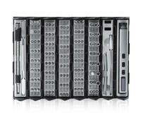Herramienta eléctrica destornillador eléctrico recargable juego de precisión 126 en 1 Mini puntas pequeñas magnéticas para reparación de teléfonos móviles Xiaomi 126 in 1 tool set