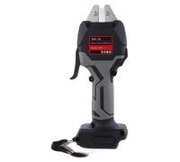 Herramienta eléctrica hidráulica para crimpar, rango de crimpado de 0,5 a 50 mm², batería de 2,0 Ah, número de matrices: 7, adecuada para conectores aislados y no aislados, diseño compacto