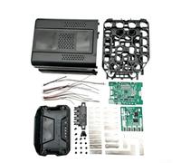 Herramienta eléctrica para caja de batería compatible con equipos greenworks de 80 V, carcasa de montaje de iones con ranura para PCB, carcasa de celda de repuesto para paquetes de cortacésped