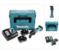 Herramienta multifunción con batería Makita DTM 50 RFJ 18 V + 2 baterías de 3,0 Ah + cargador + Makpac