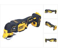 Herramienta multifunción oscilante a batería DeWalt DCS 356 N-XJ de 18 V sin escobillas + juego de accesorios —sin batería, sin cargador