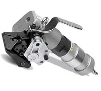 Herramienta neumática de flejado de acero, máquina de flejado de metal de mano, herramienta de banda dividida combinada resistente para flejado de 32 mm de ancho.