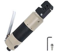 Herramienta neumática de perforación recta, perforadora de aire 2 en 1 y crimpadora con cuerpo de aleación de aluminio, espacio de 0.86 pulgadas de diámetro de perforación de 0.2 pulgadas, para