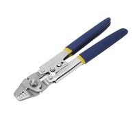 Herramienta para prensar cables de acero inoxidable y prensar casquillos - Herramienta manual para cables de 0,1 mm - 2,2 mm - Incluye cortadores laterales de acero endurecido y