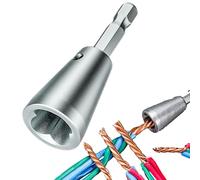 Herramienta Para Retorcer Cables Con Taladro | Conector y Atador Multiusos para Empalme de Cableado,Retorcedor Versátil De Tuercas Para Cables,Para Taller De Garaje E Inspección De Equipos Industriale