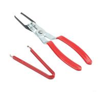 Herramienta Quitar Clips Parachoques Paneles Puerta | Acero carbono forjado, punta fina 2mm, acceso espacios estrechos, mango antideslizante, uso profesional