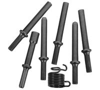 Herramienta Remachadora Neumática M3 M4 M5 M6 M8 de Acero | Cabezas Sólidas y Semihuecas, Resorte Retenedor, Kit de Taller y Chapa