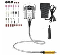 Herramienta rotativa 1200 W para eje flexible, rectificadora colgante eléctrica con interruptor de rotación dual, amoladora versátil para corte, pulido y perforación