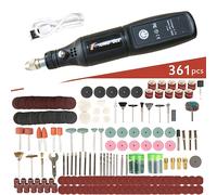 Herramienta Rotatoria Eléctrica Inalámbrica USB Mini TUNGFULL, Taladro de Grabado Manual, Herramienta de Pulido y Tallado para Madera y Joyería with 75pcs