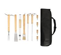 Herramientas de barbacoa para exteriores 10 piezas juego de herramientas de | Acero Inoxidable Set De Cocina Portátil Con Espátula, Pinza Y Utensilios Para Jardín, Y Cam