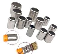 Herramientas de crimpado for mangueras de alta presión - 50 conectores de escape de tubo de acero inoxidable (11,5 mm-18 mm) for unión de tubos blandos(13mm)