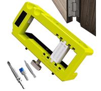 Herramientas de instalación de puertas, Bisagra Mortising Jig, Chiseling Power Tool, Home Power Tools, Hinge Template Jig, 20x13x5 cm, Herramienta de plantillas de mortiser y herramientas para
