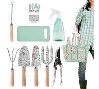 Herramientas de Jardín Jardinería con Estampado Floral Incluye Rastrillo