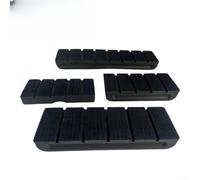 Herramientas de lijado manual de curva ajustable, juego de 4 piezas de eje suave de poliuretano para contornos de carrocería de automóviles, kit de pulido de superficies planas de 27 cm (B)