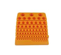 Herramientas de plástico, CNC BT30 BT40 BT50 portaherramientas caja de almacenamiento estante for cortador de fresado organizador de plástico duro(Milling Cutter Box)