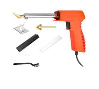 Herramientas de reparación de parachoques de coche de 100W, soldador de reparación, herramientas de planchado de cuero, Kit de soldadura de plástico, soldador eléctrico(Basic Package,0)