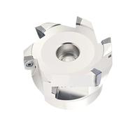 Herramientas de torno CNC Cabezal de fresado en ángulo recto BAP300R BAP400R 40/50/63/300/250 T4/T6 Fresa de precisión frontal(BAP400R 40-16-4T)