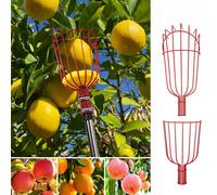Herramientas para recoger frutas, suministros agrícolas, nueva novedad, herramienta manual para jardín, jardinería, recogedor de agricultura, herramienta para coleccionar Heand Red