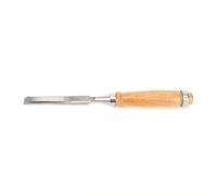 Herramientas Profesionales de Cincel de Madera para la Carpintería 12 Mm, Controles Tubo Acero Sostenible con Madera para Amantes su Bricolaje