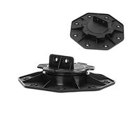 Herrselsam Soporte de altura regulable, 50 unidades, 18 - 30 mm, soporte para placas de terraza, madera, WPC y piedra